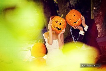Sesja ślubna inspirowana Halloween