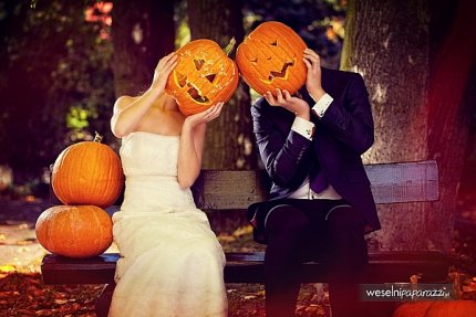 Sesja ślubna inspirowana Halloween