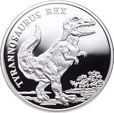 monety numizmaty dinozaury